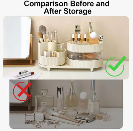 360° Rotating Makeup Brush Holder - image 4