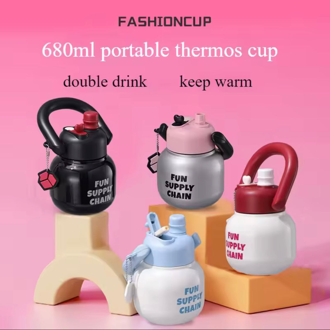 cute insulated mini water cups image 2
