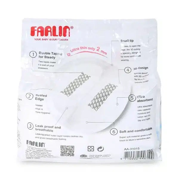 Farlin Disposable Ultra Thin Breast Pads – 120 Pcs-AA-31015