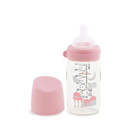 Farlin PA Wide-Neck Feeding Bottle 180ml – Pink-A2001-02
