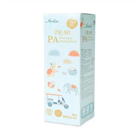Farlin PA Wide-Neck Feeding Bottle 280ml – Blue-AB-A2002-03