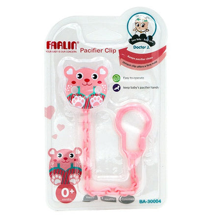 Farlin Pacifier Clip Pink - BA-30004