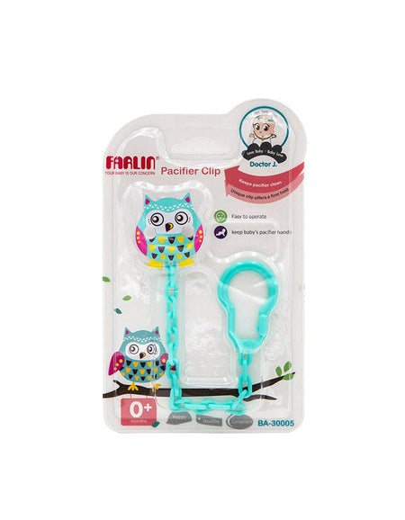 Farlin Pacifier Clip Sky-Green - BA-30005