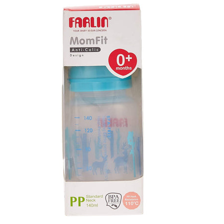 Farlin Pp Standard Neck Feeding Bottle 140 ml Blue - AB-41011-B