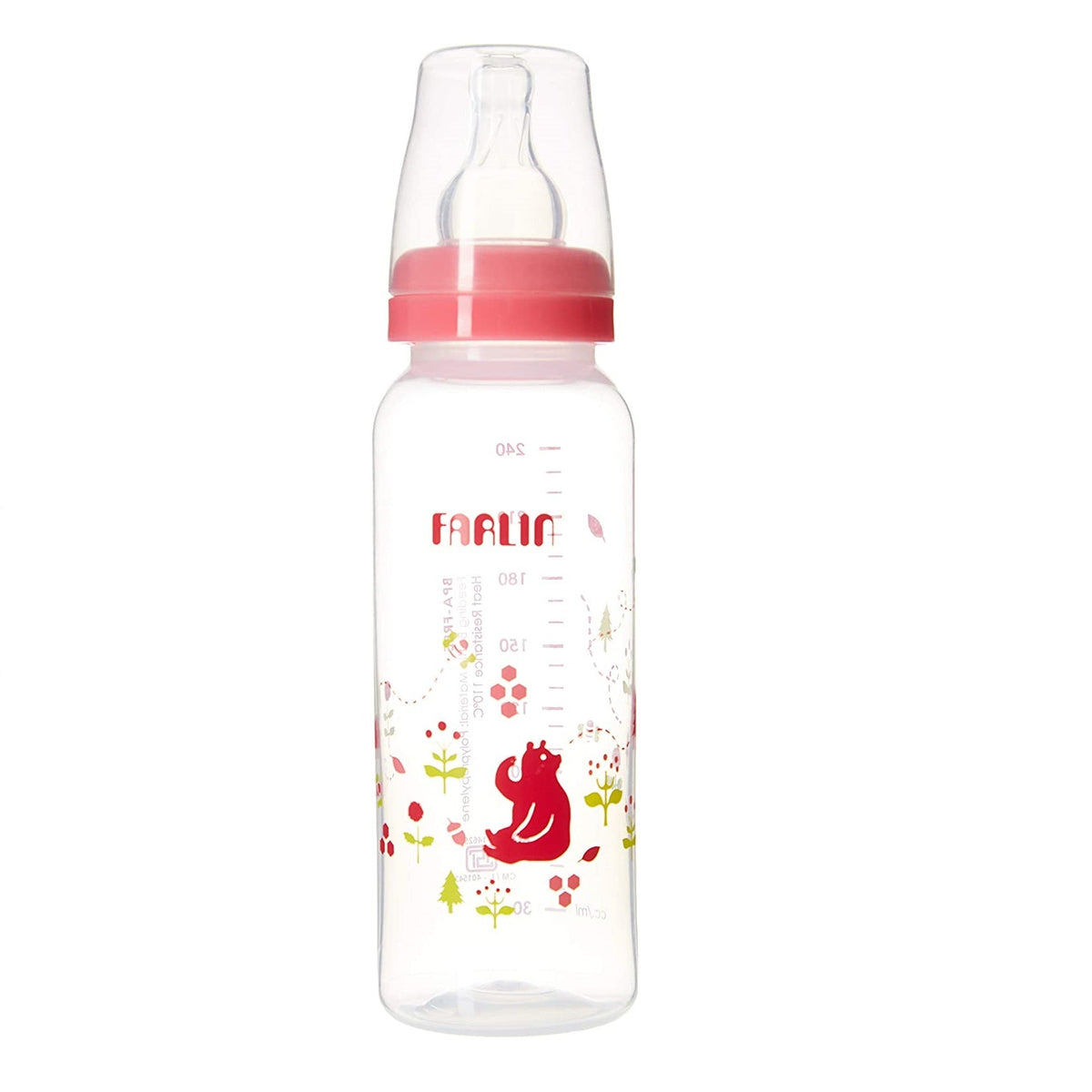 Farlin Pp Standard Neck Feeding Bottle 240ml Pink - AB-41012-G