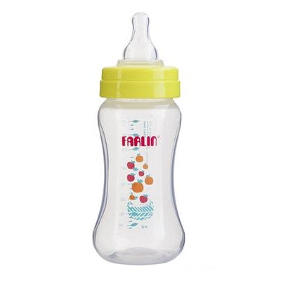 Farlin Pp Wide Neck Feeding Bottle 270 ml Yellow - AB-42011-B
