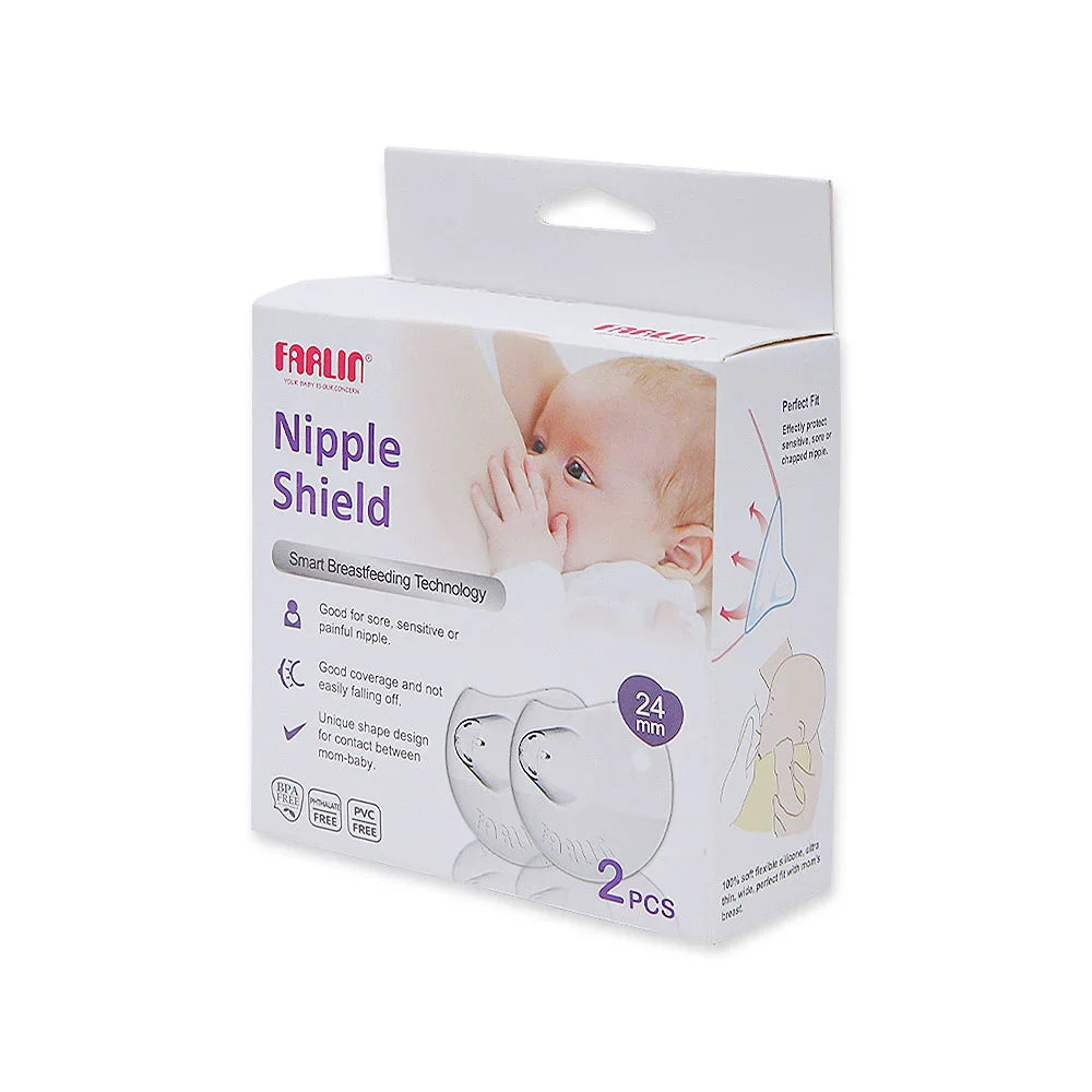 Farlin Silicone Nipple Sheild – 2 Pcs-AA-31010-24MM