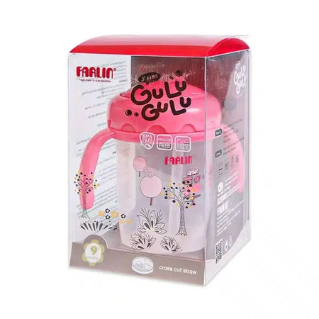 Farlin Straw Training Cup- Pink-AET-012-C