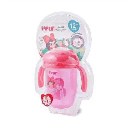 Farlin Straw Training Cup – Pink- AG-10011