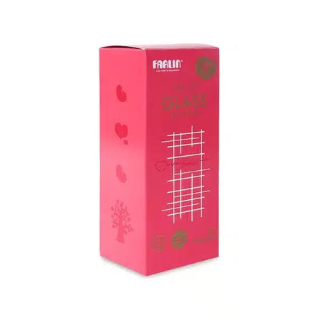 Farlin Wide-Neck Glass Feeding Bottle 160ml – Pink-AB-32013-01