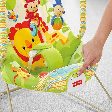 Fisher Price Music And Soothe Bouncer Green