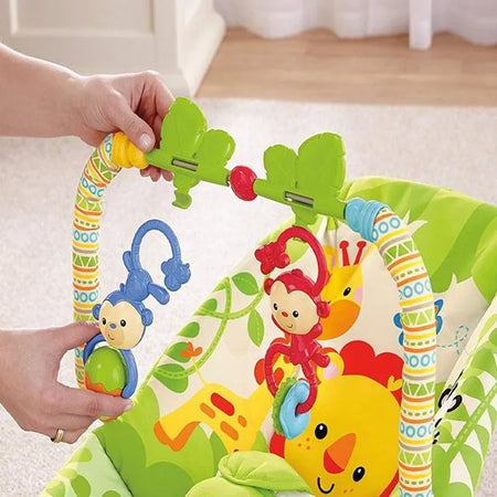 Fisher Price Music And Soothe Bouncer Green