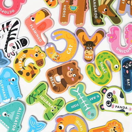 Animal Fridge Magnetic Letters A to Z – 26 Pieces