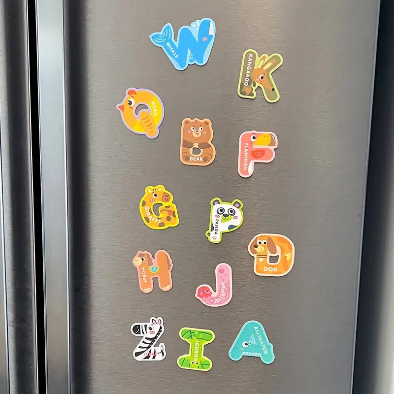 Animal Fridge Magnetic Letters A to Z – 26 Pieces