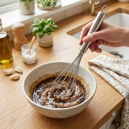 Heavy-Duty Stainless Steel Hand Whisk for Baking & Cooking main image