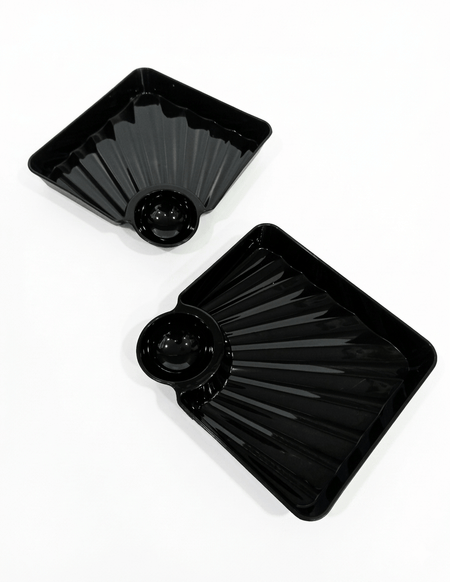 Chip and Dip Snack Dish Set – Pack of 2 Versatile Appetizer Serving Plates image 7