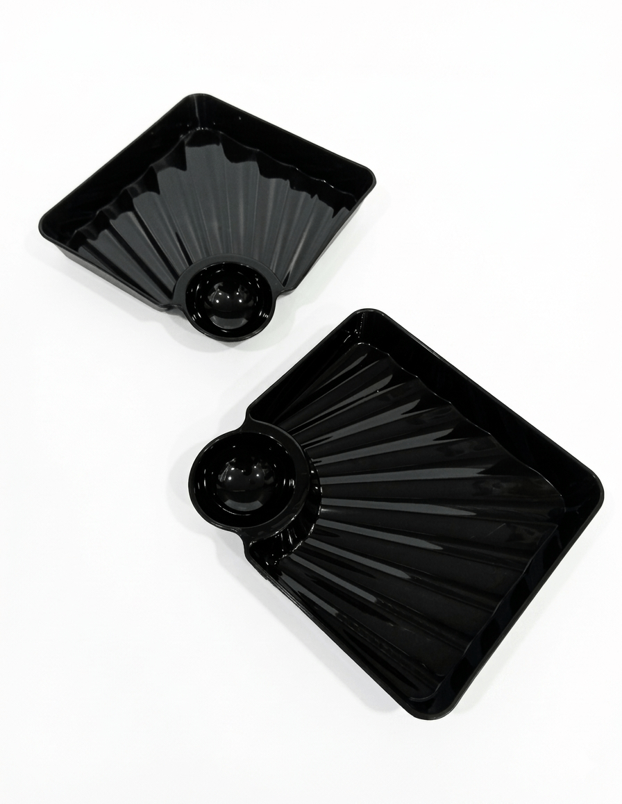 Chip and Dip Snack Dish Set – Pack of 2 Versatile Appetizer Serving Plates image 7