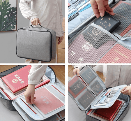 SAFE DOCUMENT BAG WITH LOCK/MULTILAYER FILE STORAGE BOX image 3