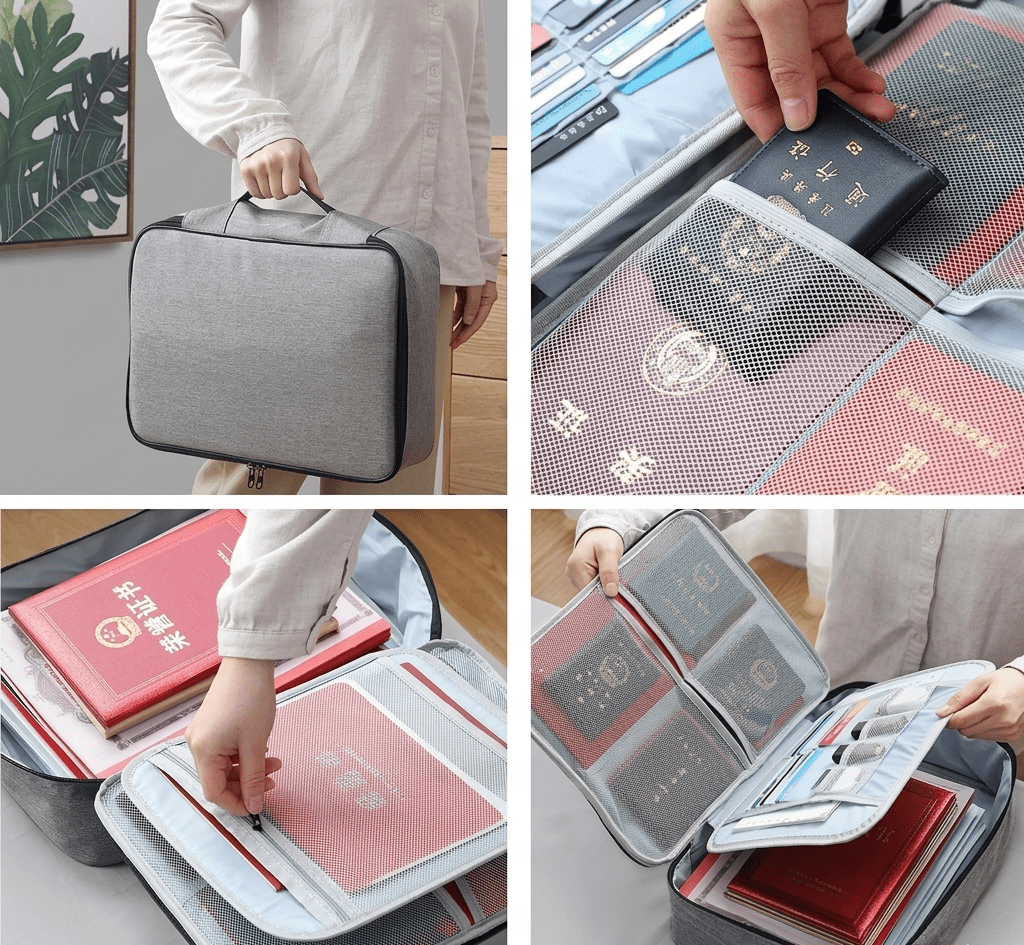 SAFE DOCUMENT BAG WITH LOCK/MULTILAYER FILE STORAGE BOX image 3