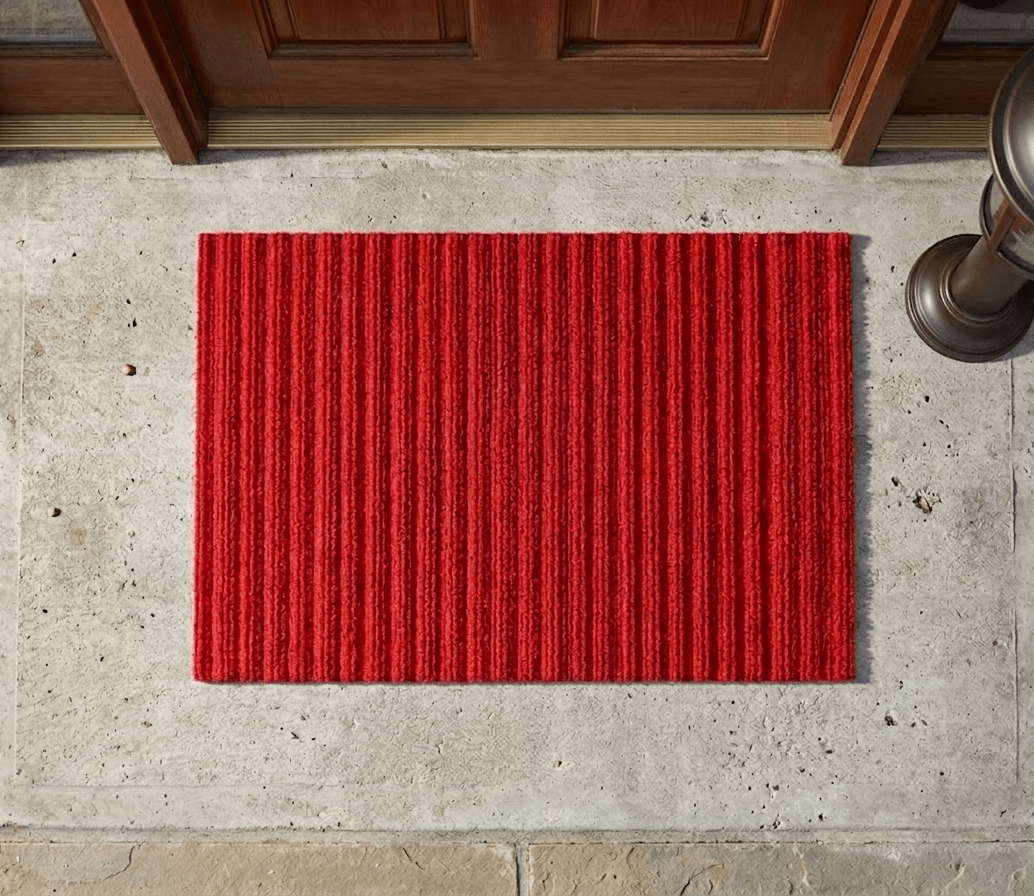 Heavy-Duty Ribbed Door Mat – Non-Slip Outdoor & Indoor Entrance Rug, Dirt Trapper Floor Mat image 3