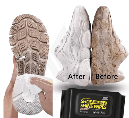 Premium Shoe Shine Wipes – Instant 30-Second Cleaner (80 Count) image 2