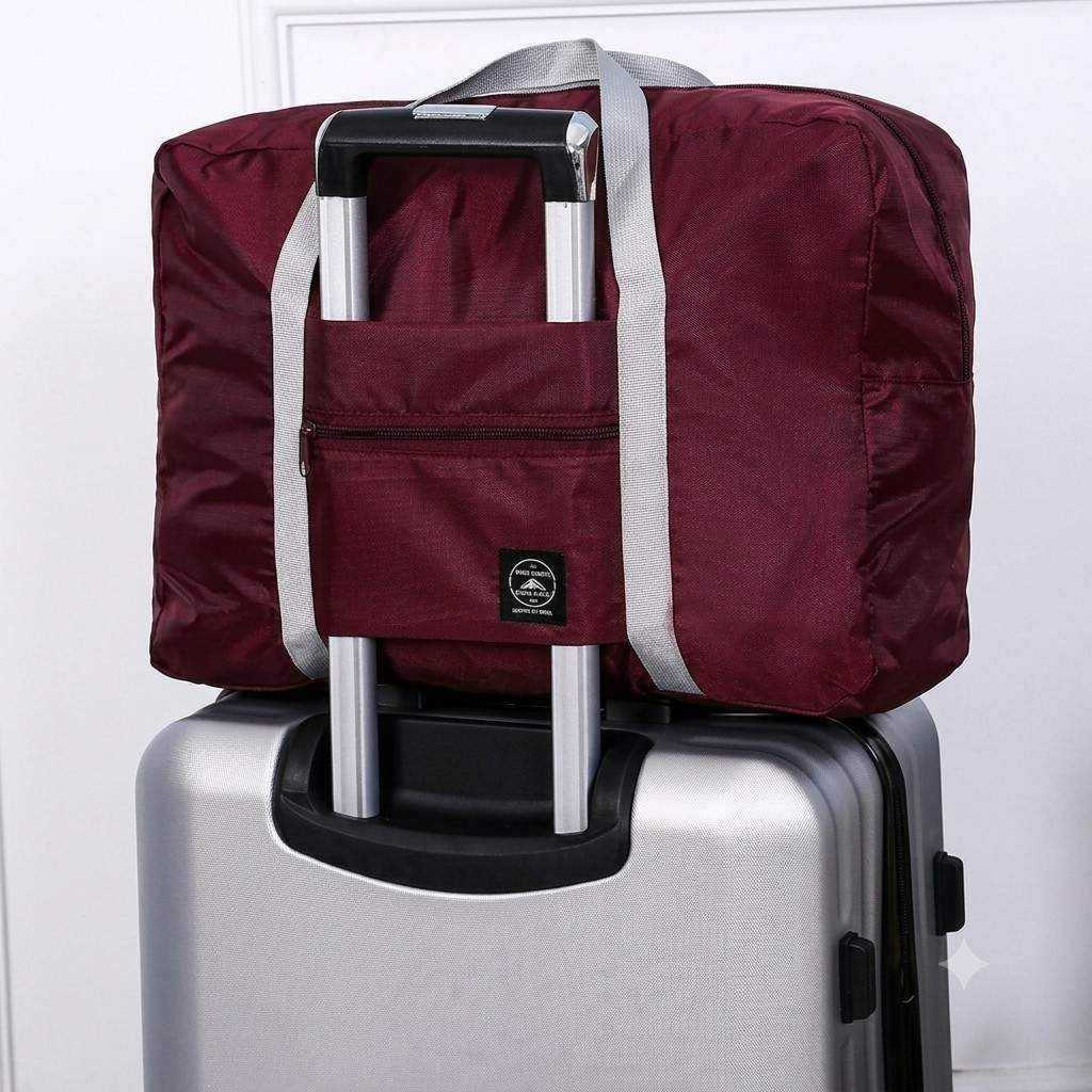 Premium Travel Duffel Bag – Lightweight Water-Resistant Carry-On with Luggage Sleeve image 2