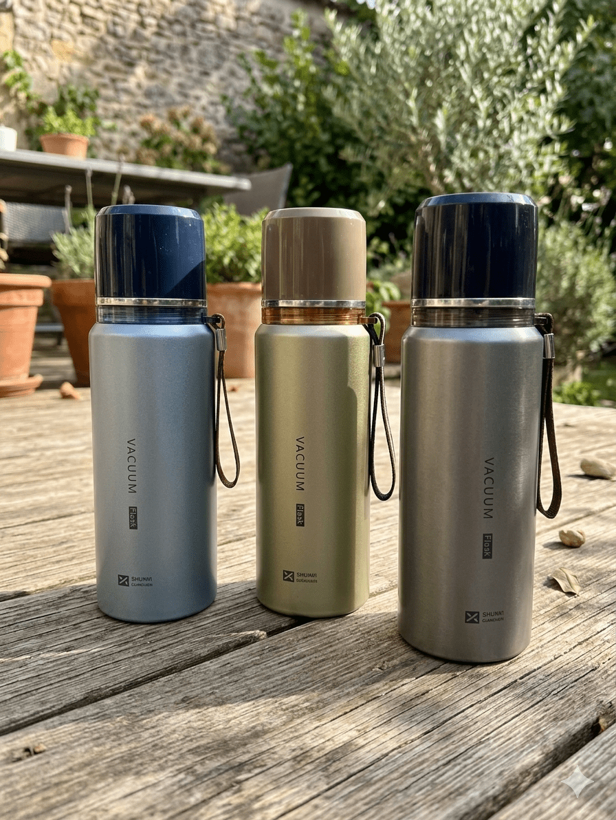 Premium Double-Walled Stainless Steel Vacuum Insulated Flask – High-Performance Thermal Travel Bottle image 3