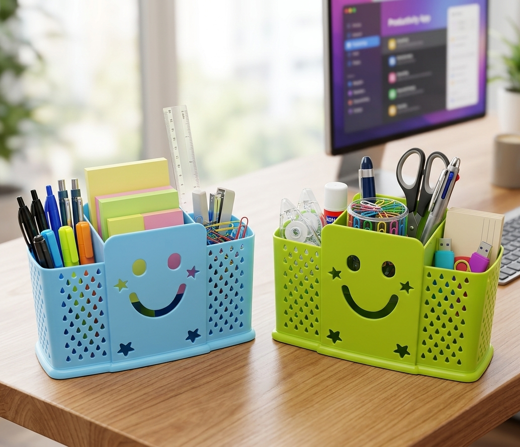 Imperial Happy Face Multi-Purpose Large Cutlery & Utility Holder image 2