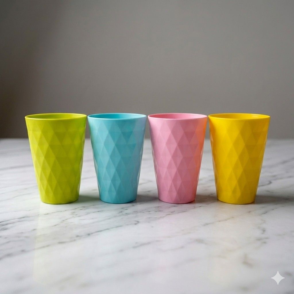 Imperial Rainbow Glass 4pc/reusable Drinking Glass image 5