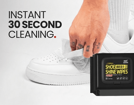 Premium Shoe Shine Wipes – Instant 30-Second Cleaner (80 Count) image 4