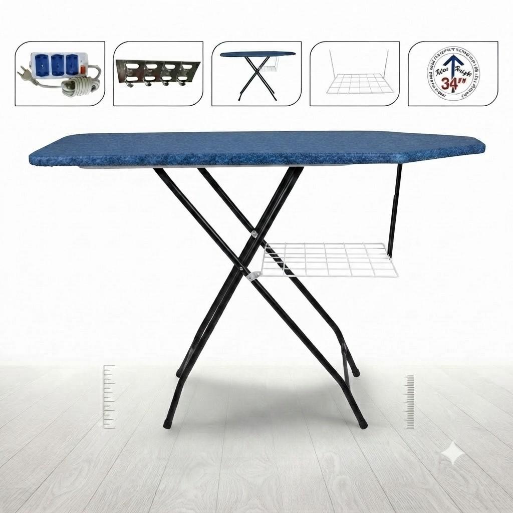 Imperial Ironing Board with Integrated Power Plug & Steam-Permeable Rest main image