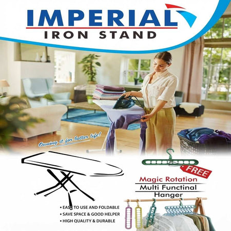 Imperial 16-Inch Foldable Ironing Board – Durable, Space-Saving Iron Stand with Heat-Resistant Surface image 2