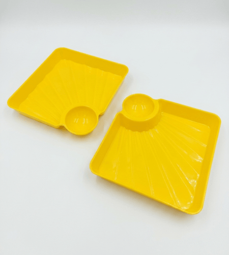 Chip and Dip Snack Dish Set – Pack of 2 Versatile Appetizer Serving Plates image 8