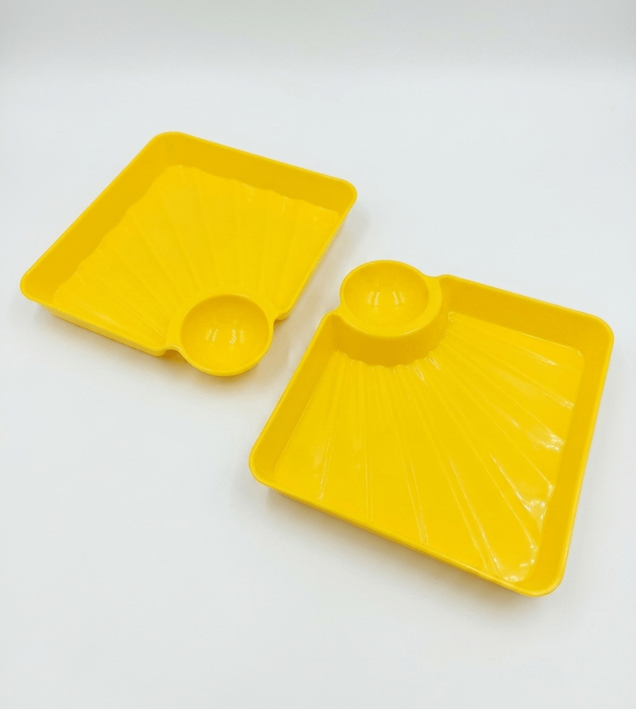Chip and Dip Snack Dish Set – Pack of 2 Versatile Appetizer Serving Plates image 8