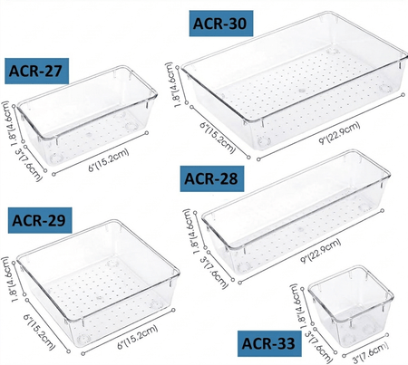 ARCYLIC DRAWER ORGANIZER image 2