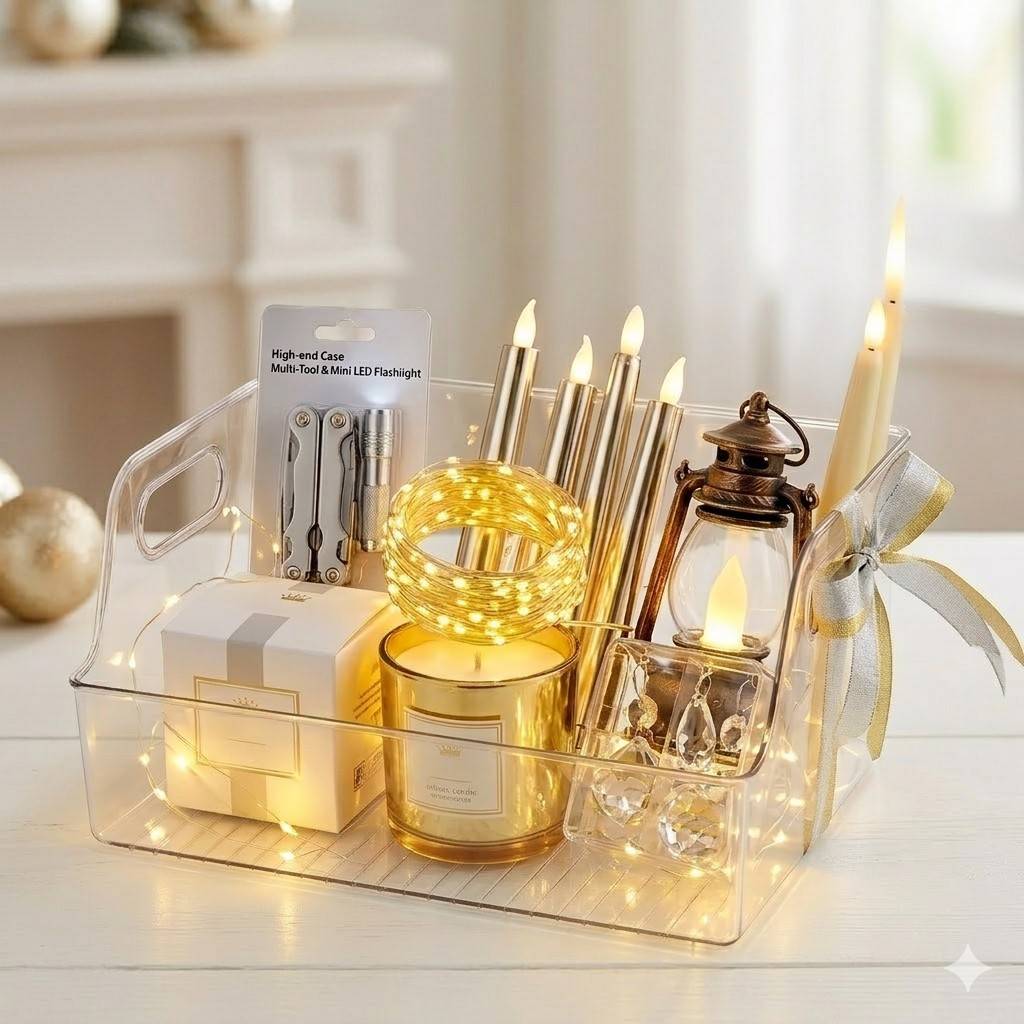Premium Clear Multipurpose Storage Organizer Bin with Handles image 4