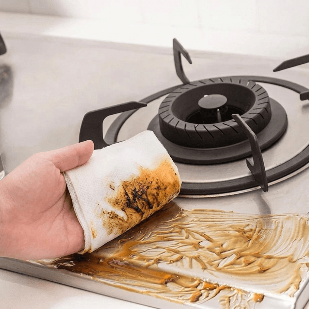Heavy-Duty Kitchen Cleaning Wipes – Multi-Surface Degreaser & Anti-Bacterial Sanitizing Wipes (80 Count) image 2