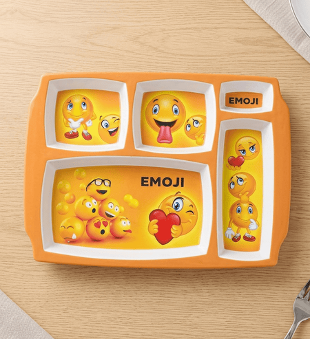 Kids’ 5-Compartment Divided Dinner Plate image 4