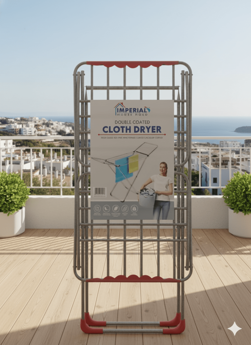 Double Coated Wing-Style Cloth Dryer image 2
