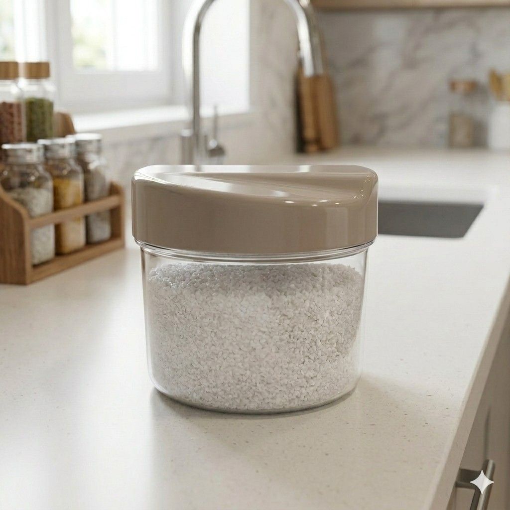 Premium Acrylic Storage Jar – Modern Kitchen Organizer (Available in 350ml, 700ml, 1000ml) image 4