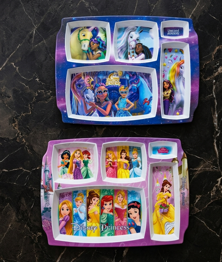 Kids’ 5-Compartment Divided Dinner Plate image 6