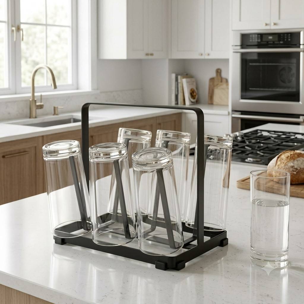 Imperial Bronze Glass Stand/kitchen Organizer/glass And Cup Stand/kitchen Organizer main image