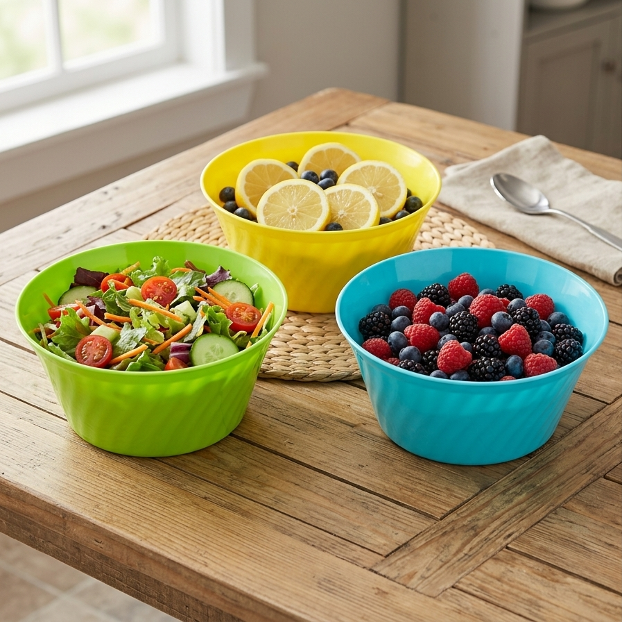Colorwave Versatile Stacking Bowl Collection – Vibrant Multi-Purpose Serving & Mixing Bowls for Modern Kitchens main image