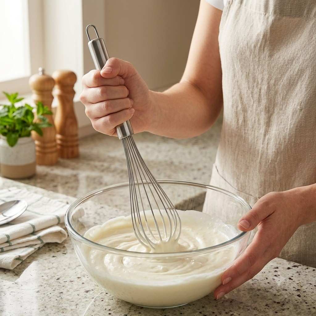 Heavy-Duty Stainless Steel Hand Whisk for Baking & Cooking image 3