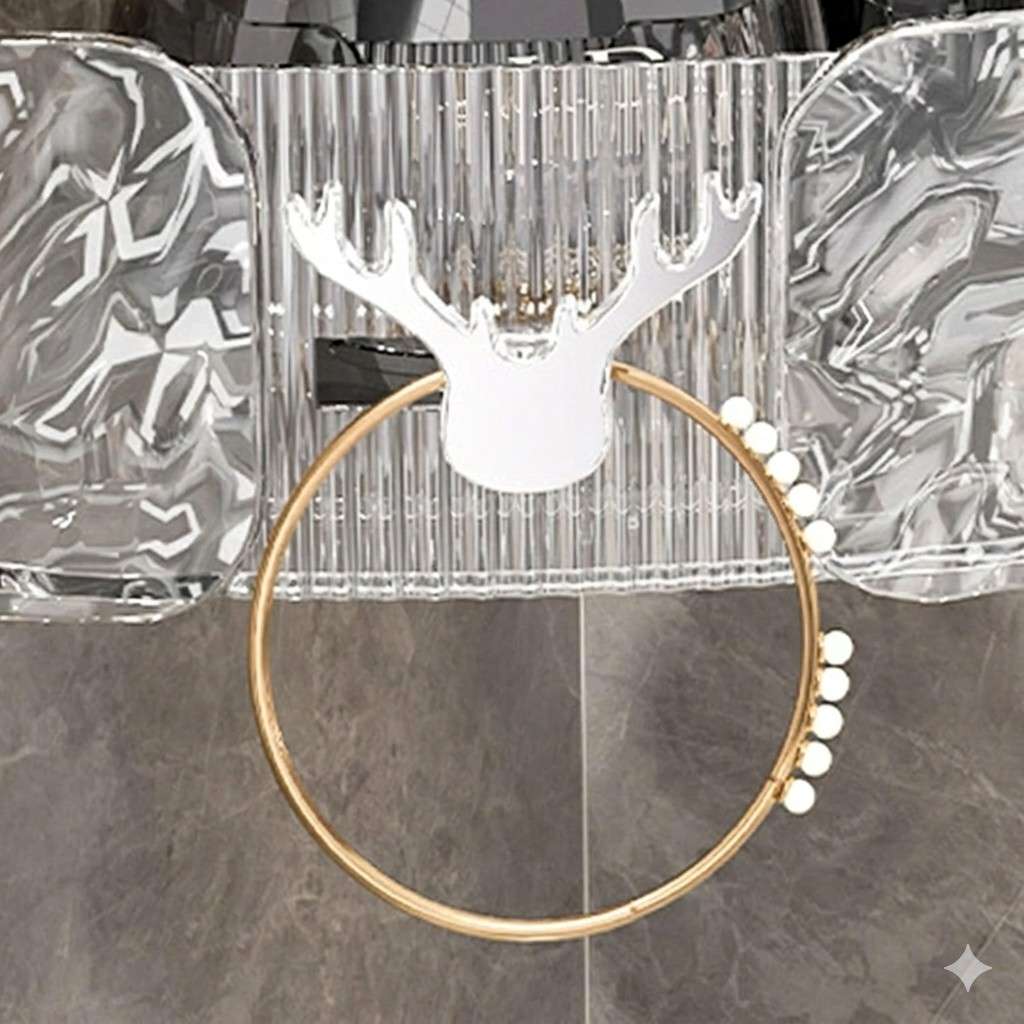 Luxury Adhesive Corner Rack – No-Drill Wall Mounted Organizer for Bathroom & Kitchen image 4