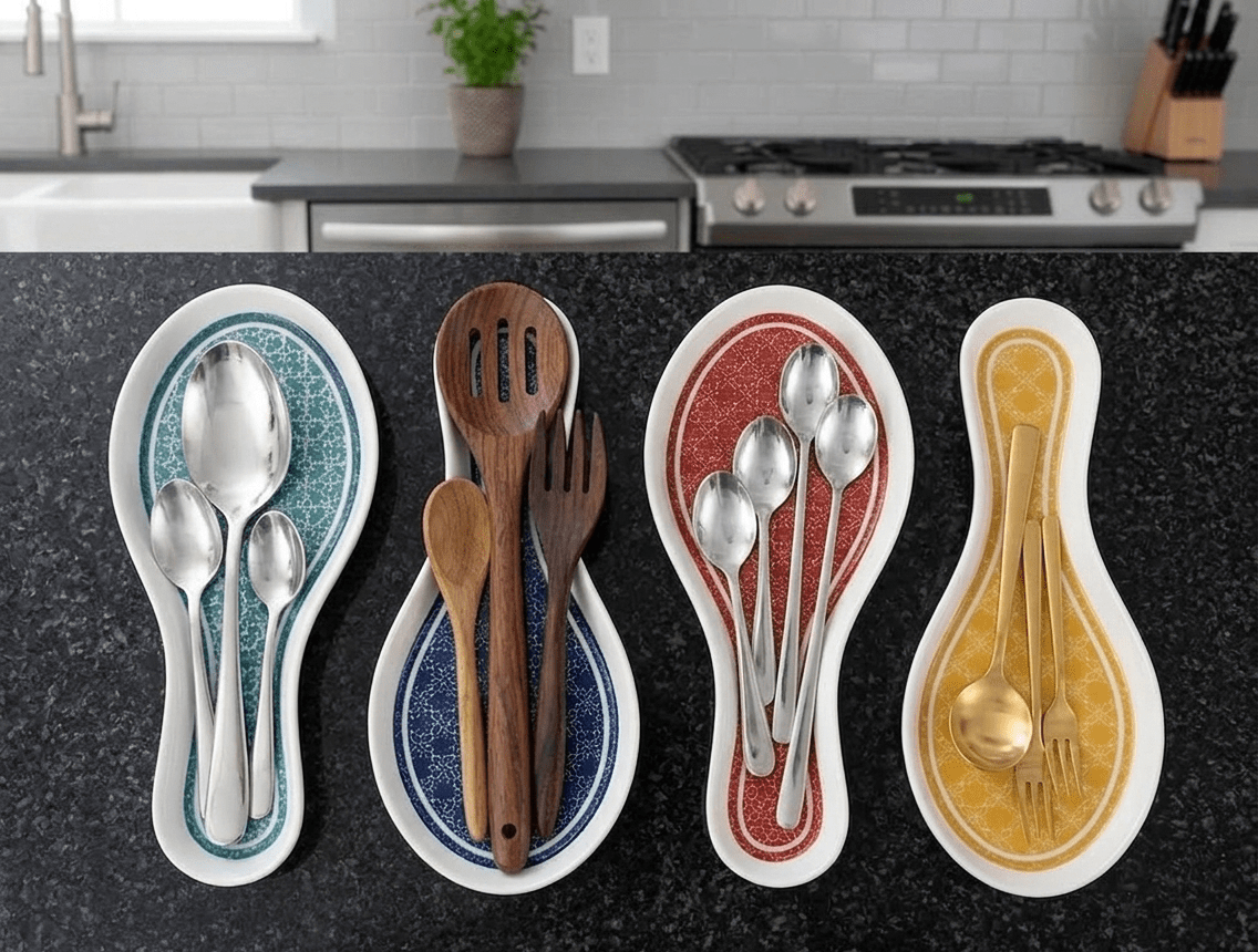 Imperial Melamine Spoon Rest/Spoon Holder Kitchen utensil image 4