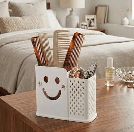Imperial Happy Face Cutlery & Stationery Holder Small – Smiley Design Organizer image 4