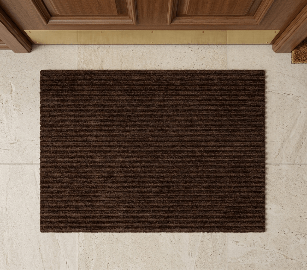 Heavy-Duty Ribbed Door Mat – Non-Slip Outdoor & Indoor Entrance Rug, Dirt Trapper Floor Mat image 2