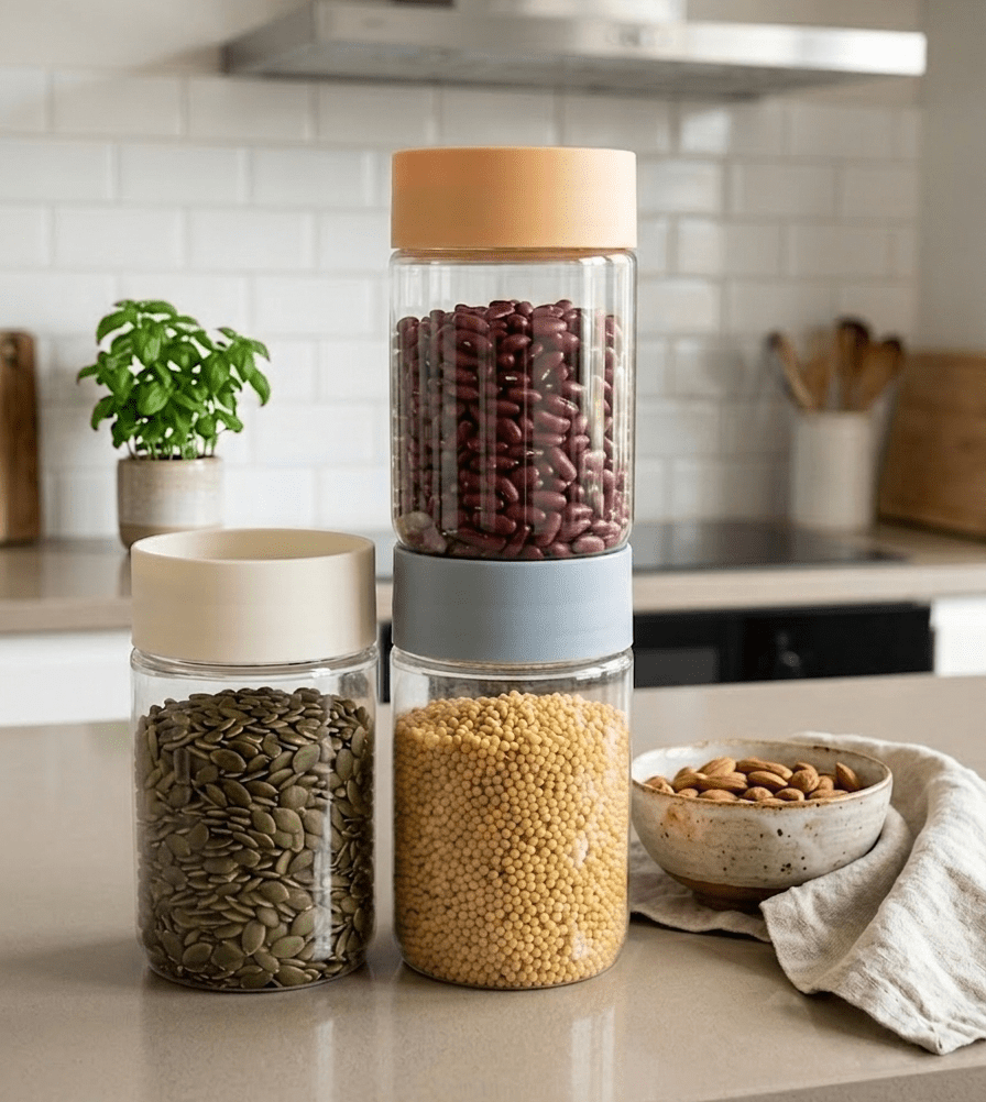 Royal Stacky Multipurpose Modular Storage Jar – Airtight Kitchen Container image 2