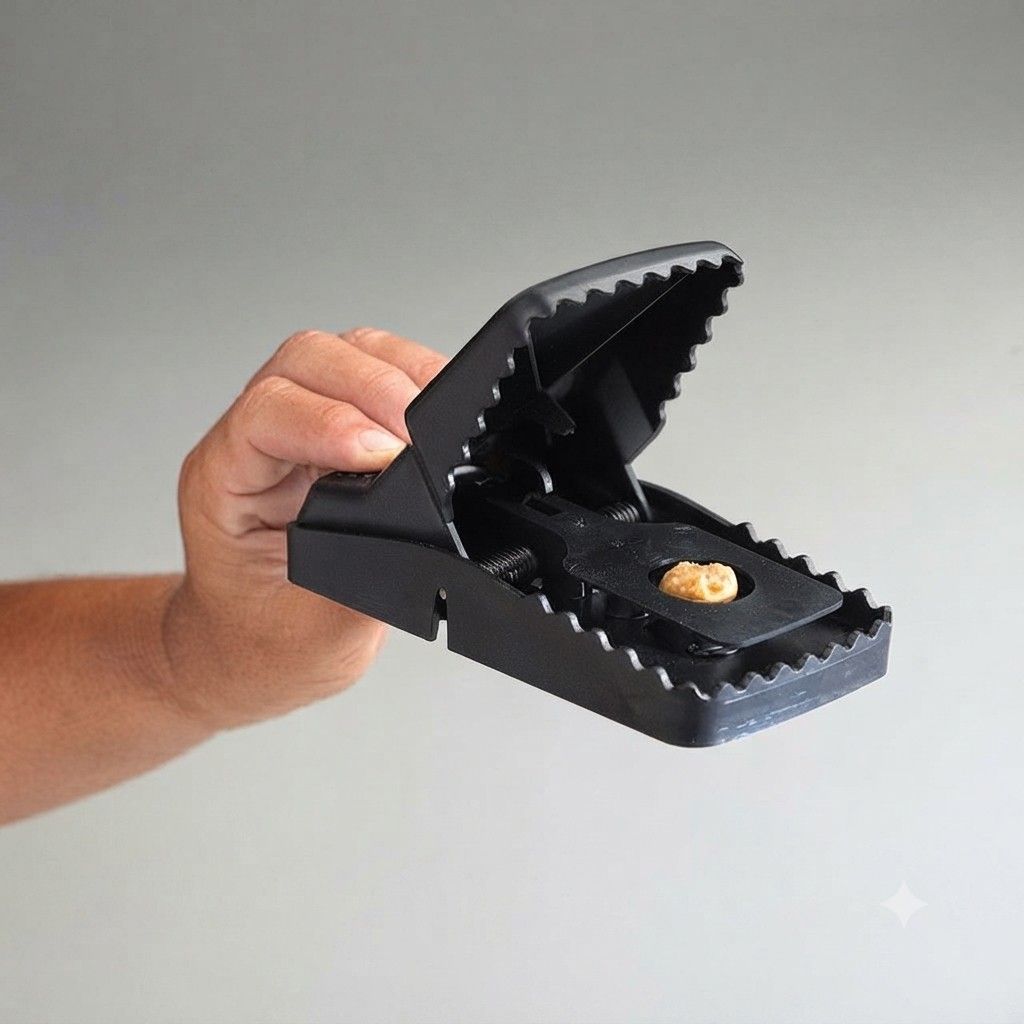 High-Efficiency Mouse Trap Catcher – Sensitive Pedal with Sharp Tooth Design main image